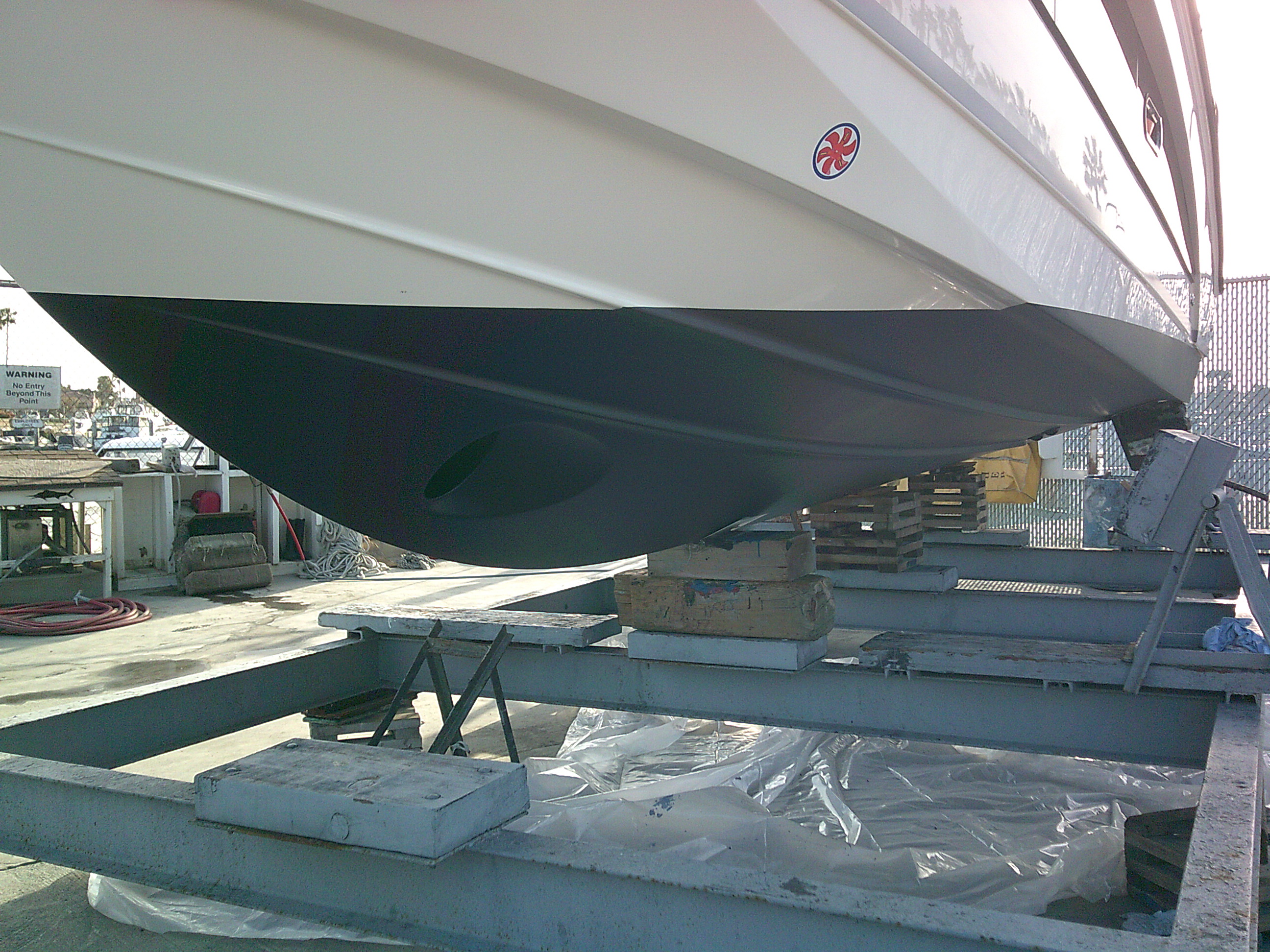 Bottom Painting — Sunset Aquatic Shipyard